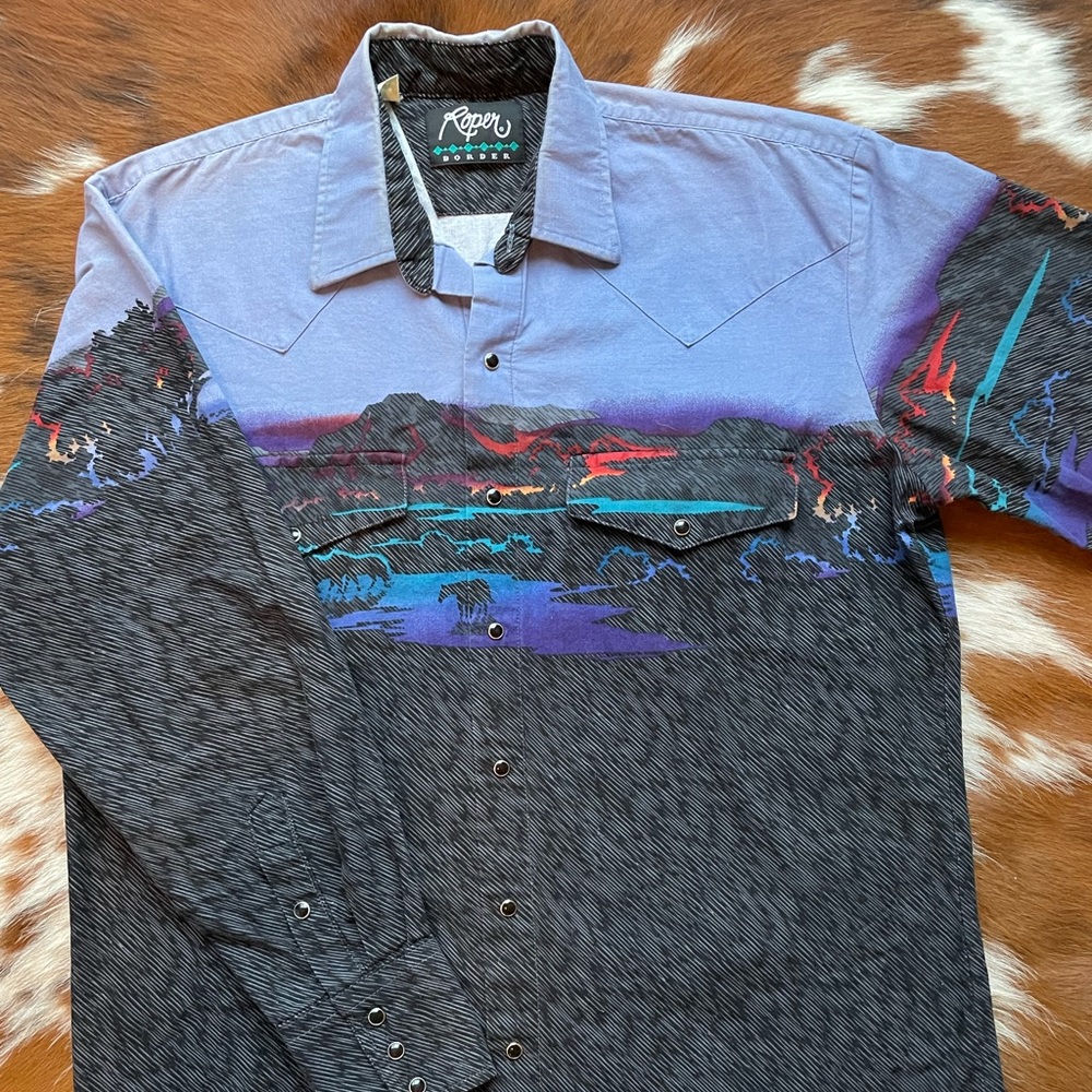 Vintage Roper Button down with Pearl snaps